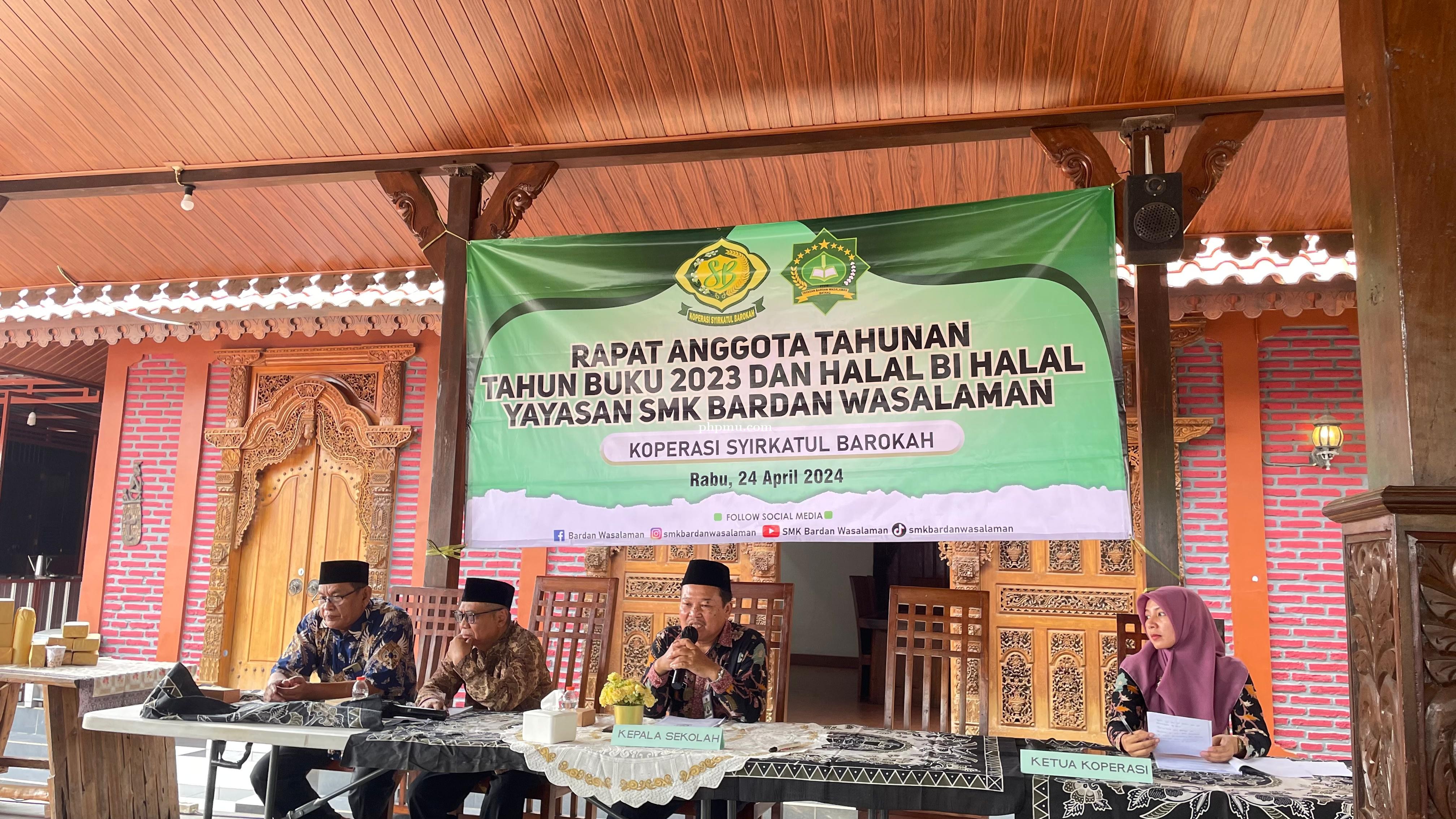 Rapat anggota tahunan (RAT) 2023 koperasi syirkatul barokah