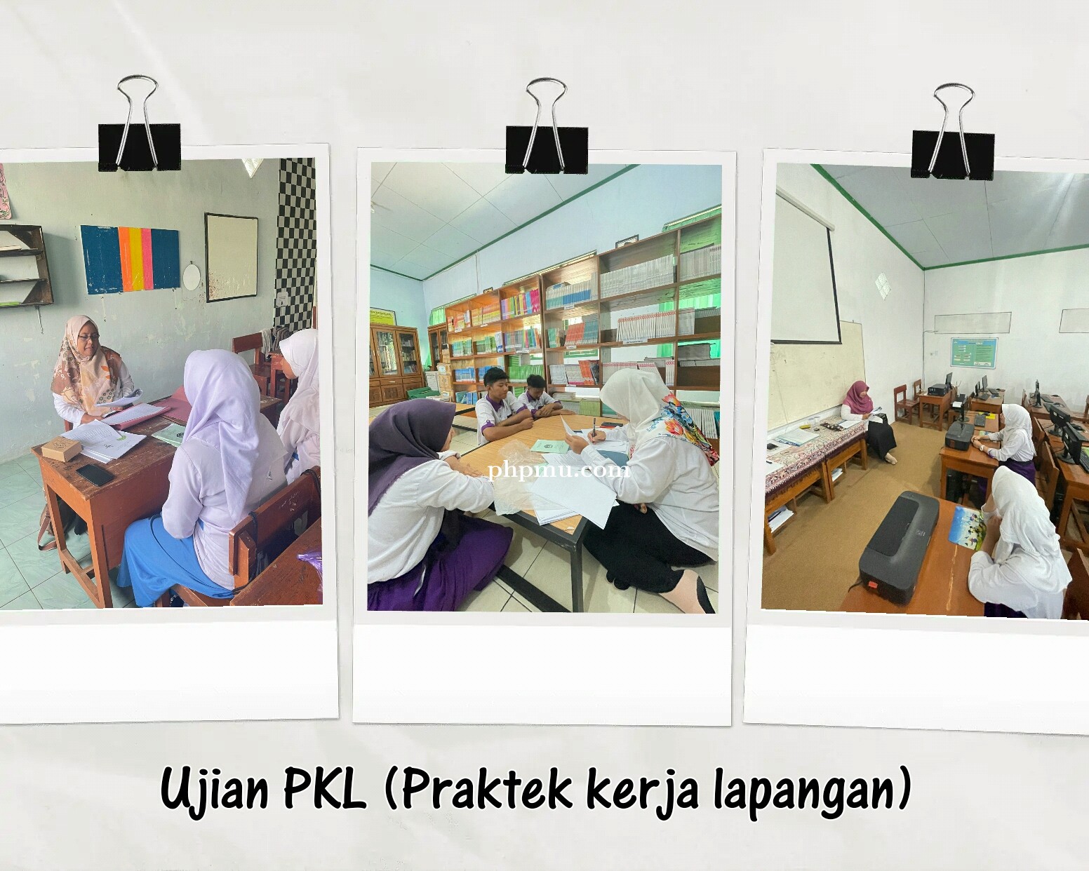 Ujian PKL (Praktek kerja lapangan) SMK Bardan Wasalaman