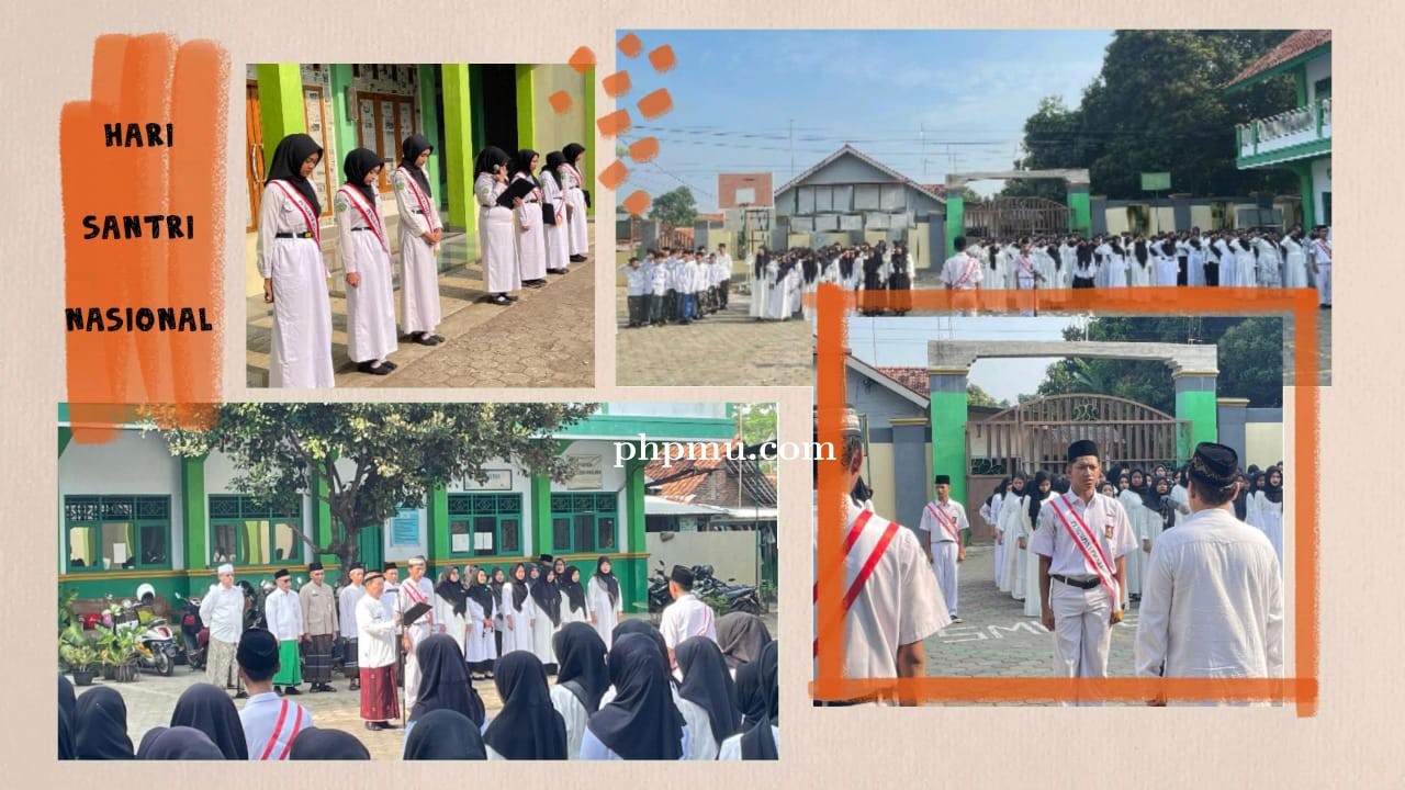 Upacara Peringatan Hari Santri Nasional di SMK Bardan Wasalaman