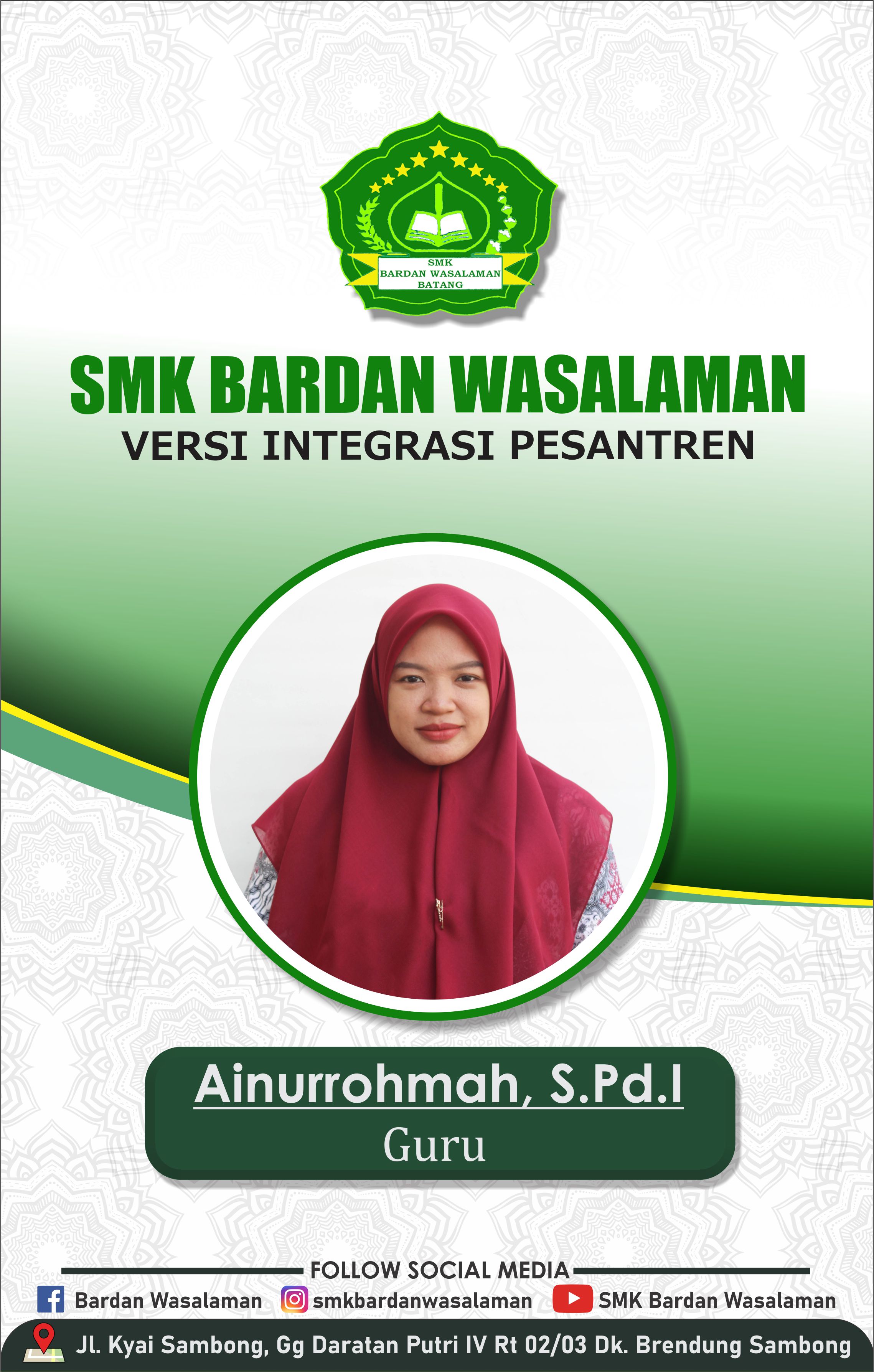 Ainurrohmah, S.Pd.I